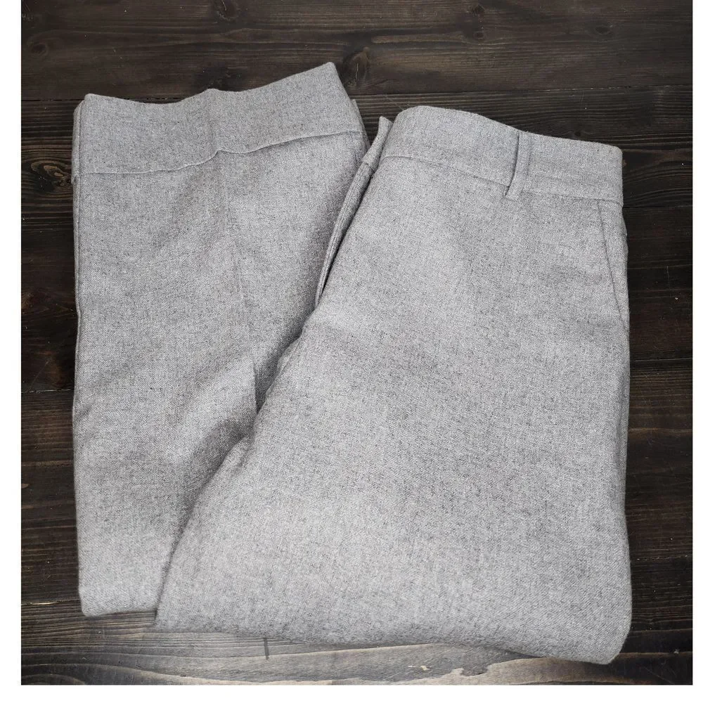 LOFT Gray Ankle Pants - Picture 5 of 11